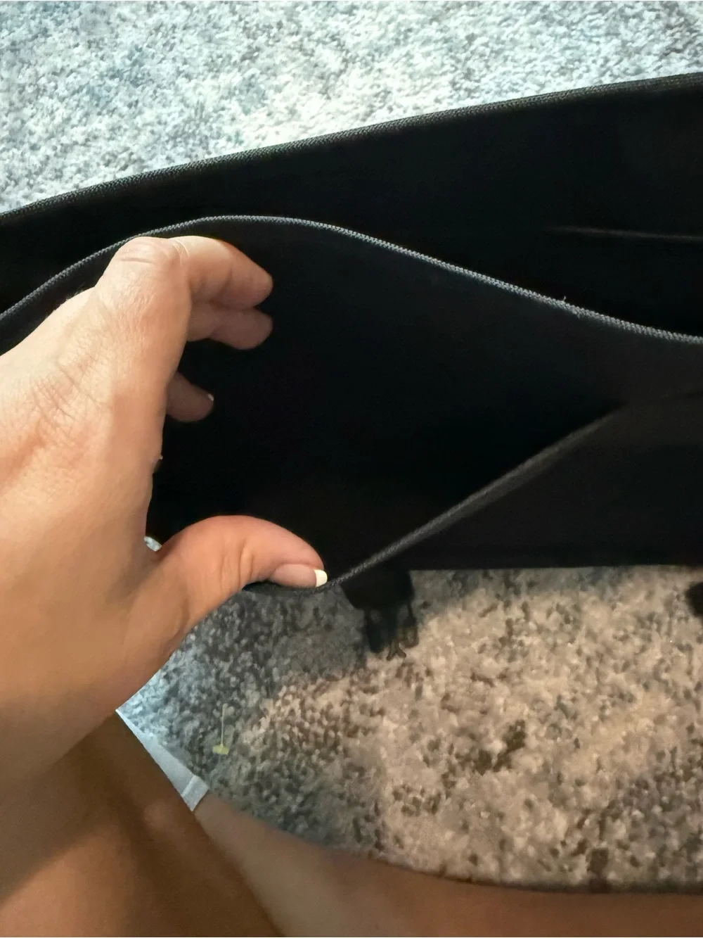 Calvin Klein Jeans Black Men's Messenger Bag with Shiny Logo Patch